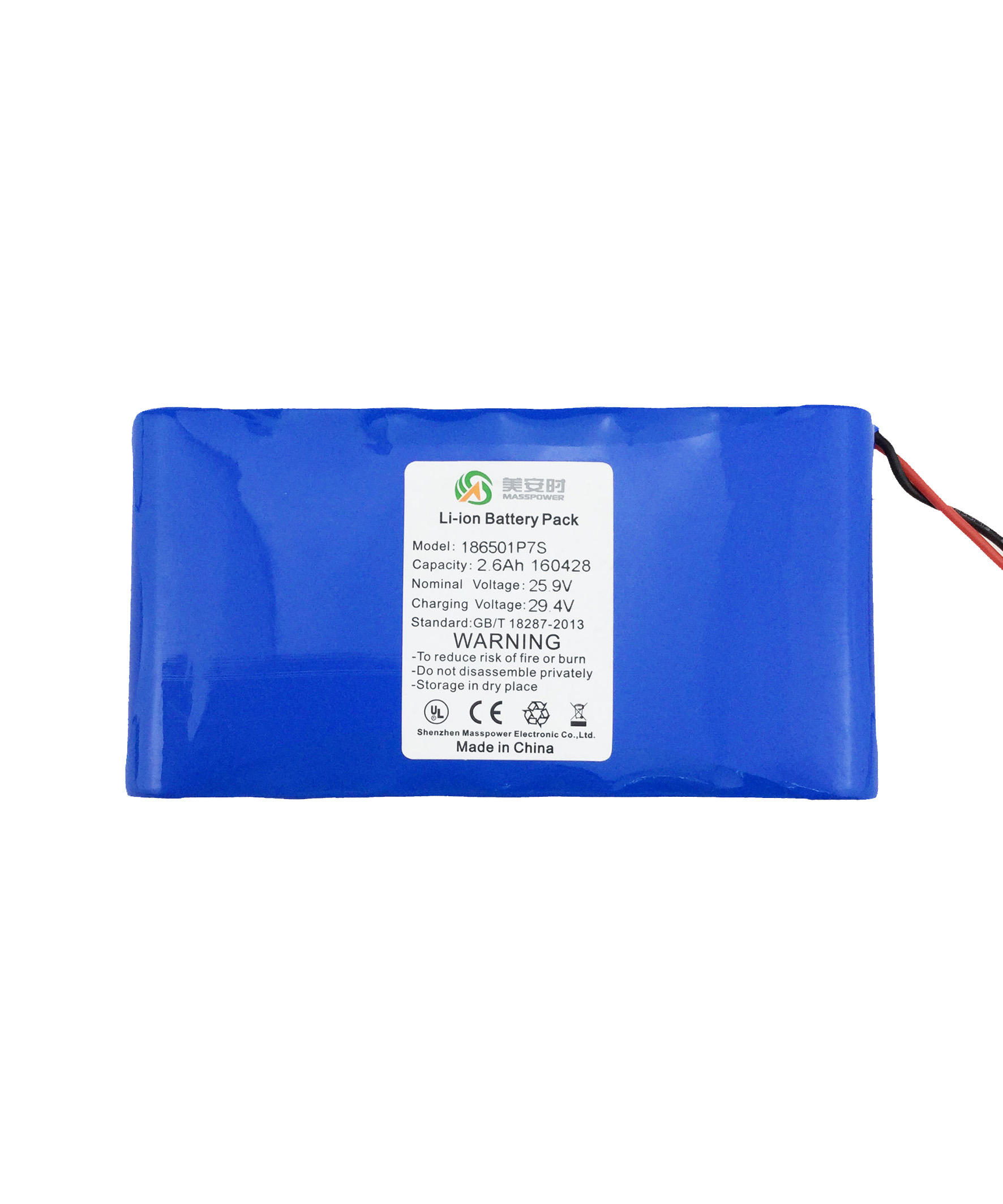 25.9V2.6Ah丨無線電通信設備鋰電池