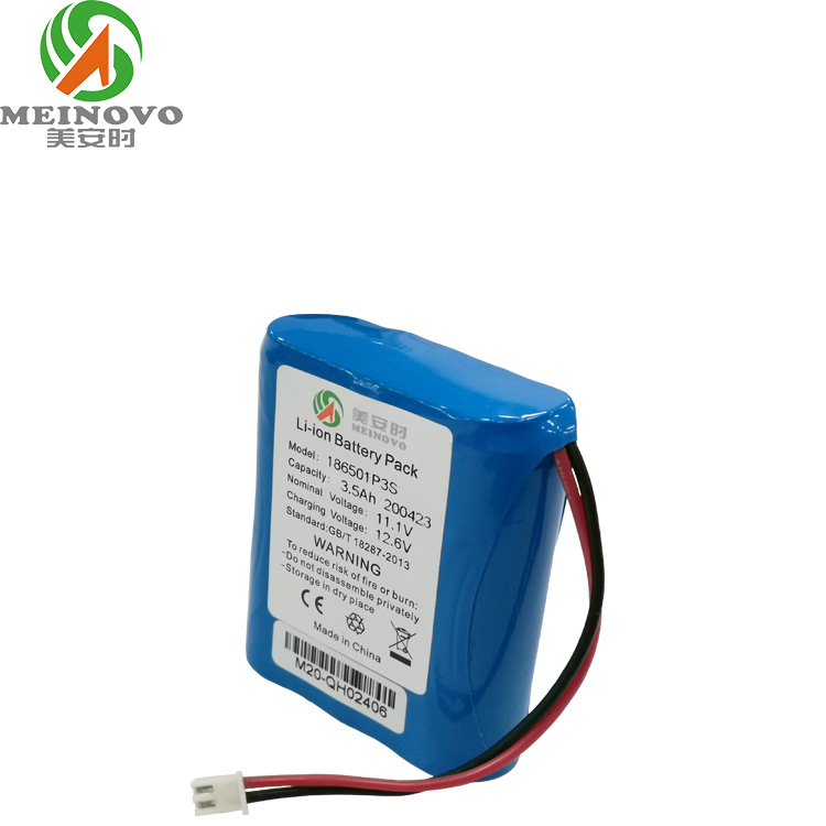 11.1V 3500mAh 醫療呼吸機用鋰電池組 定制 1P3S